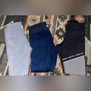 Lululemon and Under Armour Leggings